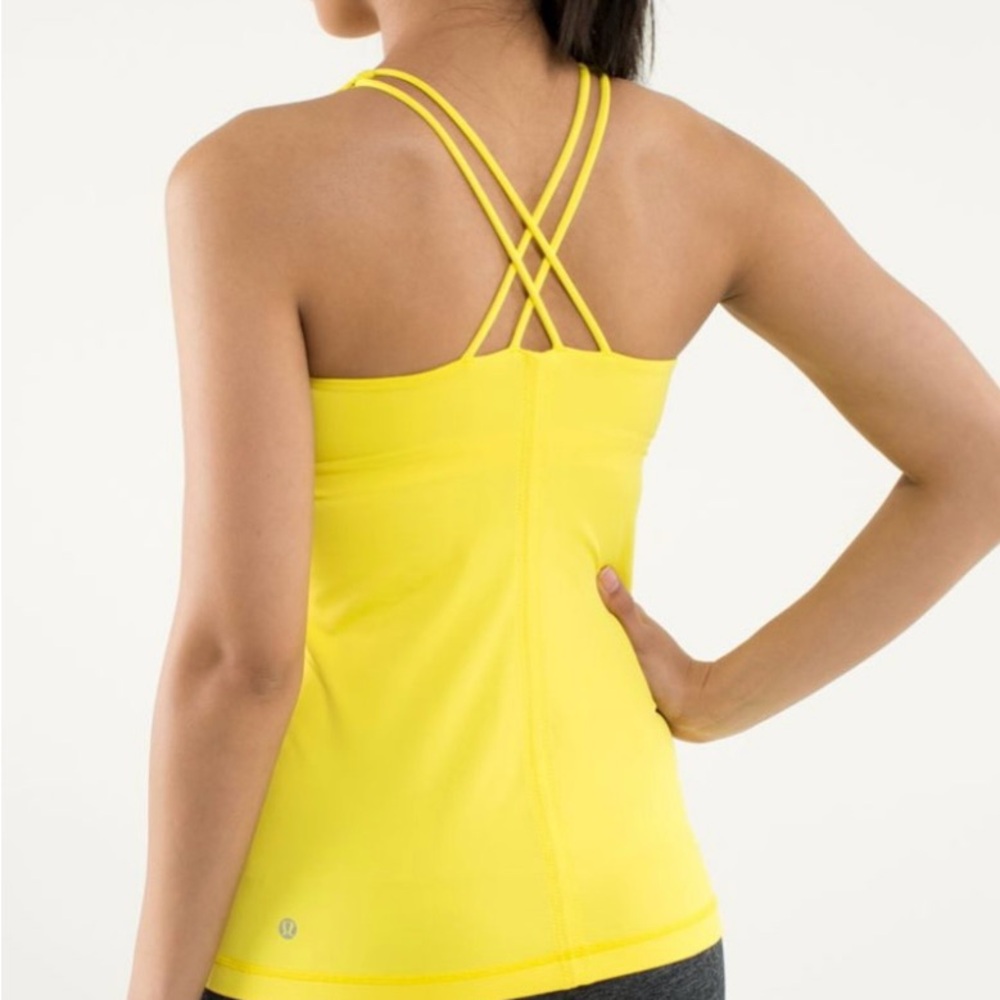 Yellow Strappy Women's Top